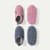 Toddler Gripper Slipper 2-Pack - Dried Rose x Pebble L