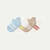 Solids Ankle - Blue_Beige_Mix L [11399]