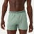 Men's Soft Flex Slim Boxer Short - Easy Sage MO1 [8968]