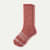 Merino Wool Blend Calf Socks - Siena Pink L [10632]