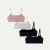 Women's Super Soft Scoop Bralette 4-Pack - Pink Grey Black Pack L