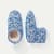 Youth Gripper Slipper Bootie - Sherpa-Lined - Bold Blue L Front + Side [7074]