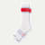All-Purpose Performance Calf Socks - white crimson L [10064]