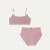 Women's Super Soft Scoop Bralette + Brief Pack - Dusty Mauve L