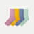 Youth Solids Calf Sock 4-Pack - berry blue mix L [9938]