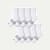 Half Calf Sock 8-Pack - white