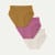 Women's Super Soft Brief 3-Pack - Purple Ochre Canteen Oat Mix L