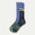 Hiking Calf Socks - oyster blue L [10076]