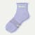Women’s Ruffle Athletic Quarter Socks - lavender haze L [9161]
