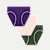 Women's Seamless Brief 3-Pack - Dark Elm Concord Blush Mix L