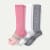 Women's Everyday Compression Knee High Socks (15-20mmHg) 3-Pack - Faded Petal Mix L