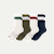 Vintage_Stripes Half_Calf - Navy_Desert_Mix L [11426]