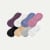 Women's Lightweight No Shows 8-Pack - Blue Smoke Neutral Mix L