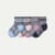 Toddler Originals Gripper Calf Sock 4-Pack - pink-logwood-mix - 12