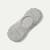 Lightweight No Show Socks Grey L