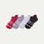 Merino Wool Blend Ankle Socks - Purple Pomegranate Mix L [10509]
