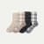Merino Half_Calf - Leopard_Gingham_Mix L [11410]