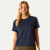 Pima Cotton Crew Neck T-Shirt - Midnight Navy WO1 [8530]