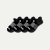Gripper Ankle Sock 4-Pack - Black White L