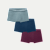 Men's Soft Flex Trunk 3-Pack - Fog Stripe Ocean Fig Mix L