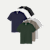 Men's Pima Cotton Crew Neck T-Shirt 6-Pack - Boulder Stripe Elm Mix L