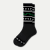 Merino Wool Blend Calf Socks - Black Stitch L [9804]