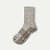 Merino Wool Blend Gripper Sweatshirt Socks - Slate Green L [9805]