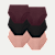 Women’s No Show High Rise Brief 6-Pack - Dark Spice Mix L