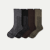 Ultra Strong Merino Blend Calf Sock 4-Pack - Mixed L [10255]