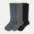 Everyday Compression Socks (15-20mmHg) - Sage Navy Mix L [11176]