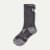 Women's Running Calf Sock - charcoal-with-bee - 50