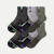 Men's Merino Wool Blend Athletic Quarter Sock 6-Pack - Meteor Mix L