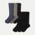 Merino Wool Blend Everyday Compression Sock 6-Pack (15-20mmHg) - Black Cocoa Mix L