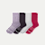 Merino Wool Blend Half Calf - Purple Pomegranate Mix L [10510]
