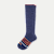 Women's Merino Wool Blend Everyday Compression Socks (15-20mmHg) - Baltic Blue Heather L [8070]
