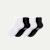 Ruffle Rib Quarter Socks - mixed L [10008]