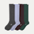 Men's Ribbed Dress Over the Calf Sock 4-Pack - Dawn Grey Mix