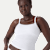 Women's Built-in Bra Seamless Cami - White WO1 [9349]
