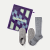 Travel Compression Sock and Gripper Slipper 2-Pack - Harbor Grey Mix L