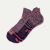 Merino Wool Blend Athletic Ankle Socks - maroon ember muted mauve L [9711]