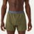 Men's Cotton Modal Blend Boxer - OLIVE MOSS / PEBBLE WAISTBAND MO1 [8473]