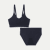 Women's Seamless Scoop Bralette + Brief - Midnight Navy L