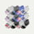 Toddler Tri-Block Gripper Ankle Sock 12-Pack - Mixed L