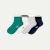 Womenâ€™s Open Knit Stripe Quarter Sock 4-Pack - varsity green mix L
