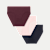 Women's Seamless Brief 3-Pack - Burgundy Navy Blush Mix L