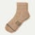 Merino Modern Rib Quarter Socks - toasted coconut L [10117]