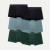 Men's Cotton Modal Blend Trunk 6-Pack - Green Fog Grey Mix L