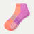 Performance Compression Ankle Socks - Neon Peach L [8577]
