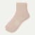 Modern Rib Quarter Socks - feather beige L [10032]
