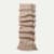 Women’s Ribbed Leg Warmers - Camel L2 [9736]